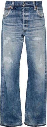 Re/Done high-rise jeans - women - Cotton/Cotton/Polyester - 29 - Blue