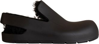 Bottega Veneta Black Slip-on Sandals