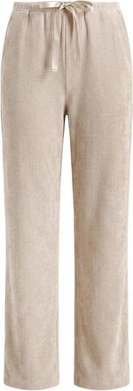 Alysi Trainingsbroeken - Dames - Wijde Broeken - Beige - L - Broeken