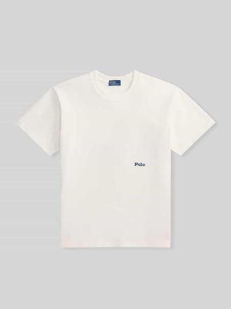 Polo Ralph Lauren Regular Fit T-Shirt aus reiner Baumwolle in Weiss, Gr&ouml;&szlig;e XXL