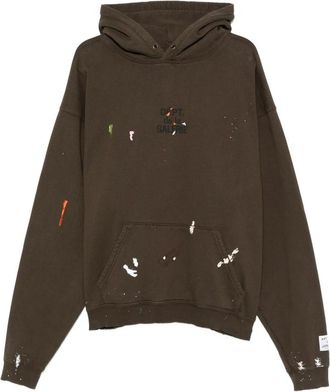 Gallery Dept. Paint-splatter Hooded Sweatshirt