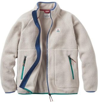 Passenger Fairbanks Full Zip Recycled Sherpa Fleece Fleecejacke f&uuml;r Damen | grau