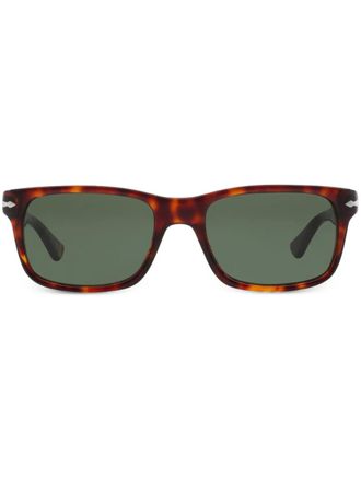 Persol Zonnebril met vierkant montuur - Bruin