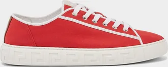 Versace Jeans Couture Men & apos;s Greca Canvas Sneakers