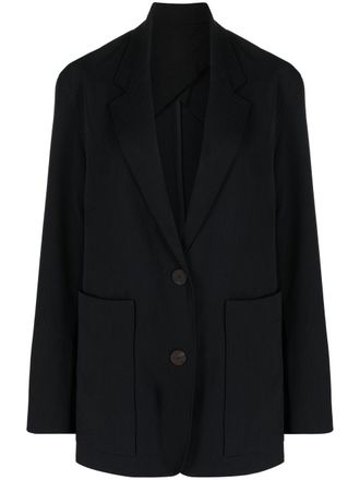 STUDIO NICHOLSON oversize frame blazer - Blue