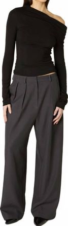 Nia Highbury Wide Leg Pants In Black