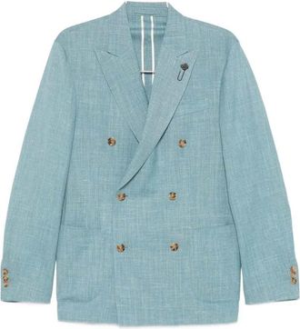 Lardini wollen blazer met dubbele rij knopen
