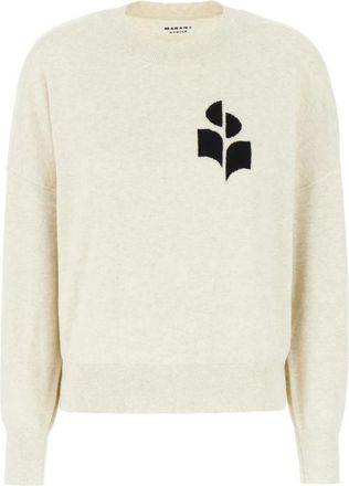 Isabel Marant Felpe - Dames - Ronde hals truien - Grijs - M - Truien & Vesten