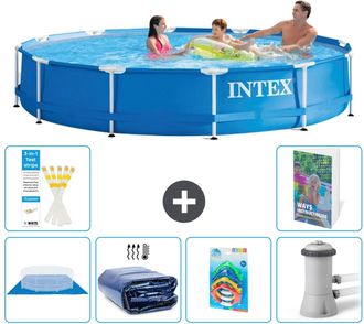Intex Piscina Con Estructura Redonda - 366x76 Cm - 7-piezas S46