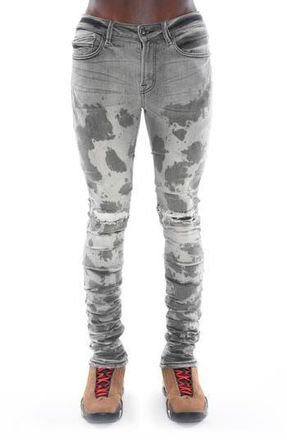 Cult of Individuality Punk Nomad Distressed Super Skinny Jeans in Silas at Nordstrom Rack, Size 30