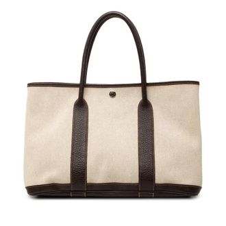 Herm&egrave;s Pre-owned Hermes Toile and Negonda Garden Party 36 Tote Ladies HX2F2XTC9L0BVUAA