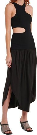 Stella McCartney Womens Black Silk Casual Dress