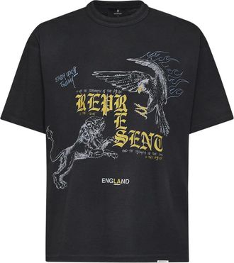 Represent Hombre, Camisetas, Negro, Talla: L