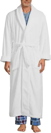 Lands End Full Length Turkish Terry Robe in White at Nordstrom, Size Xx-Large