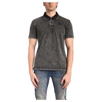 Diesel Polo Shirts, male, Gray, Size: M T-Rejust-Nc-Den Polo