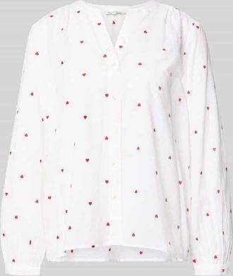 Tom Tailor Regular Fit Hemdbluse aus reiner Baumwolle in Weiss, Gr&ouml;&szlig;e 34