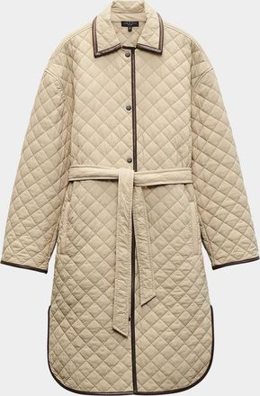 Rag & Bone Kelly Long Quilted Jacket