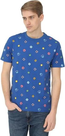 Moschino Korte Mouw T-shirt - Heren - T-shirts - Blauw - M - Katoen - Tops