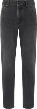 Ermenegildo Zegna Roccia Jeans - Heren - Slim Fit Jeans - Zwart - W36 - Katoen - Jeans