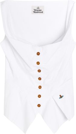 Vivienne Westwood Monday Darted Cotton top - White - 46 (UK14 / L)
