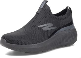 Skechers Womens GO Run Elevate - HOT Streak Sneaker, Black, 11