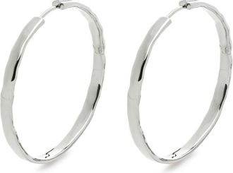 Monica Vinader large Siren Muse hoop earrings - women - Recycled Sterling Silver - One Size