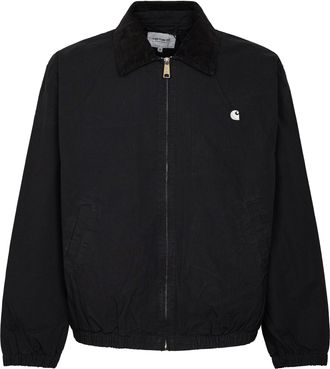 Carhartt Work in Progress Ripstop Jacket with Corduroy Collar and Textured Fabric
