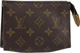 Louis Vuitton Pre-owned Clutches, female, Brown, Size: ONE SIZE Pre-owned Canvas Clutch