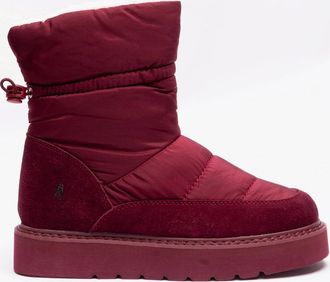 Hush Puppies Womens Hush Puppies HUSH PUFFIES Classic Womens Slippers Merlot - Brown - Size: 5