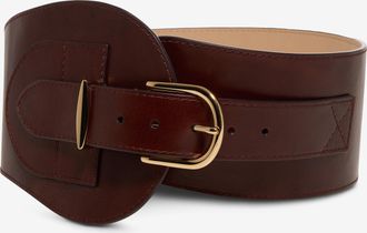 Zimmermann Breiter G&uuml;rtel aus Glattleder Helix - 10 cm