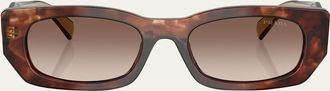Prada PR B05S Pillow Rectangular Sunglasses