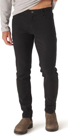The Normal Brand Comfort Terry Five-Pocket Tailored Fit Pants in Black at Nordstrom, Size 30 X 32
