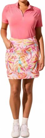 Tribal Upf 50+ Pull On Skort In Melon