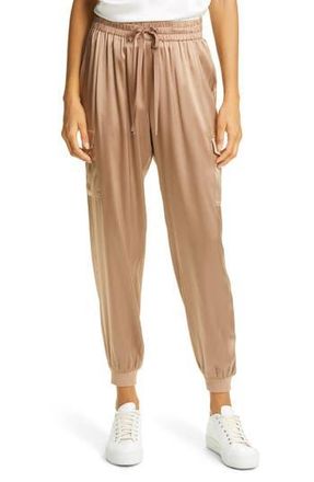 Cami NYC Elsie Stretch Silk Joggers in Beachwood at Nordstrom Rack, Size Medium