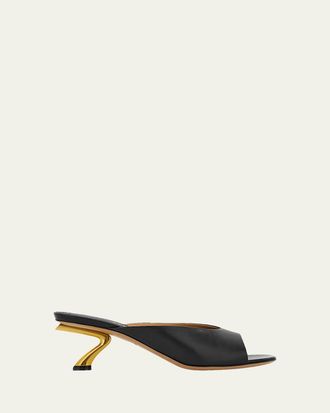 Ferragamo 55mm Igea Leather Mules