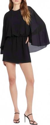 Amanda Uprichard Genevieve Mini Dress In Black