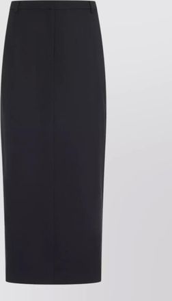 Theory wool midi pencil skirt