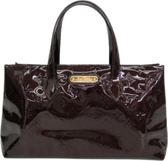 Louis Vuitton Tweedehands Canvas Louis Vuitton tassen - Dames - Vintage Handtas - Paars - ONE Size - Vintage