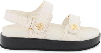 Tory Burch Kira Sport Sandalen - Dames - Sandalen - Wit - 36 EU - Leer - Schoenen