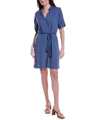 Nic+Zoe Rumba Linen-Blend Mini Dress
