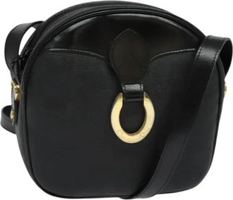 Dior Pre-owned PVC Leather Trotter Canvas Shoulder Bag - Dames - Vintage Schoudertas - Zwart - ONE Size - Leer - Vintage