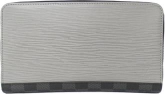 Louis Vuitton Graphite Coated Canvas Leather Long Wallet (Bi-Fold) (Pre-Owned)