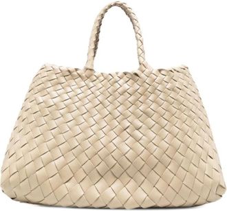 Dragon Diffusion Stijlvolle leren tas - Dames - Shoppers - Wit - ONE Size - Leer - Tassen