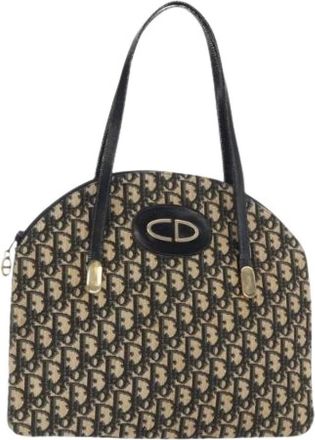 Dior Pre-owned Handbags, female, Multicolor, Size: ONE SIZE Pre-owned Trotter Canvas Hand Bag