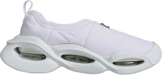 Dolce & Gabbana Witte Stoffen Lage Sneakers - Dames - Sneakers - Wit - 39 EU - Schoenen