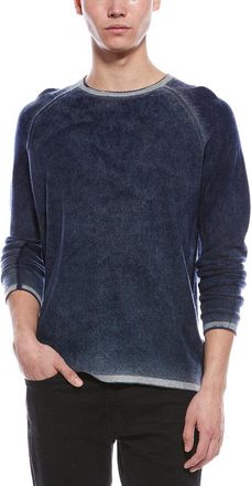Raffi Pigment Printed Cashmere Crewneck Sweater