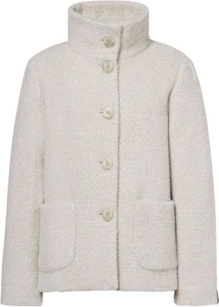 Milo Livia Jas - Dames - Jassen - Beige - Maat: 3XL Tweed
