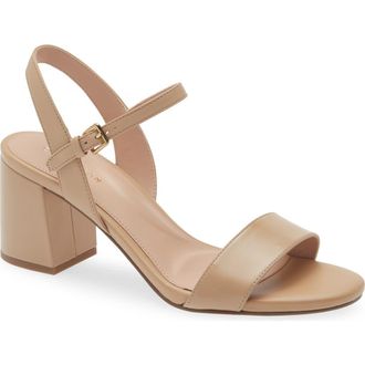 Cole Haan Josie Block Heel Sandal in Tuscan Sand Leather at Nordstrom Rack, Size 5.5