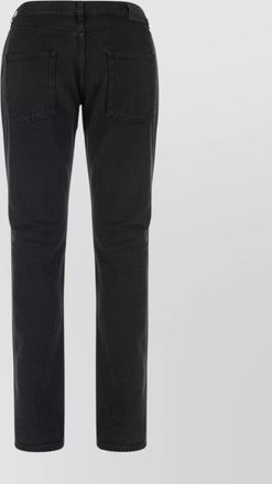 Saint Laurent denim straight-leg trousers