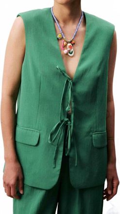 FRNCH Womens Atkins Blazer In Green